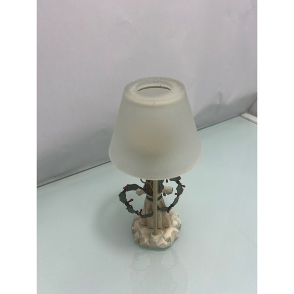 Angel Lamp Candle Holder Christmas Holiday Decor Display Decoration 7.5" Tall - Picture 4 of 8